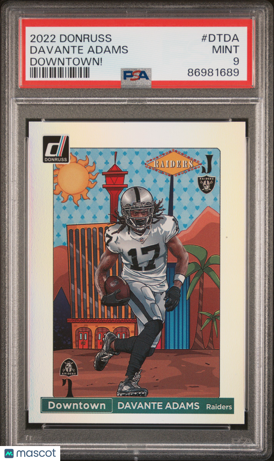 2022 Panini Donruss Downtown Shipping #DTDA Downtown! PSA 9