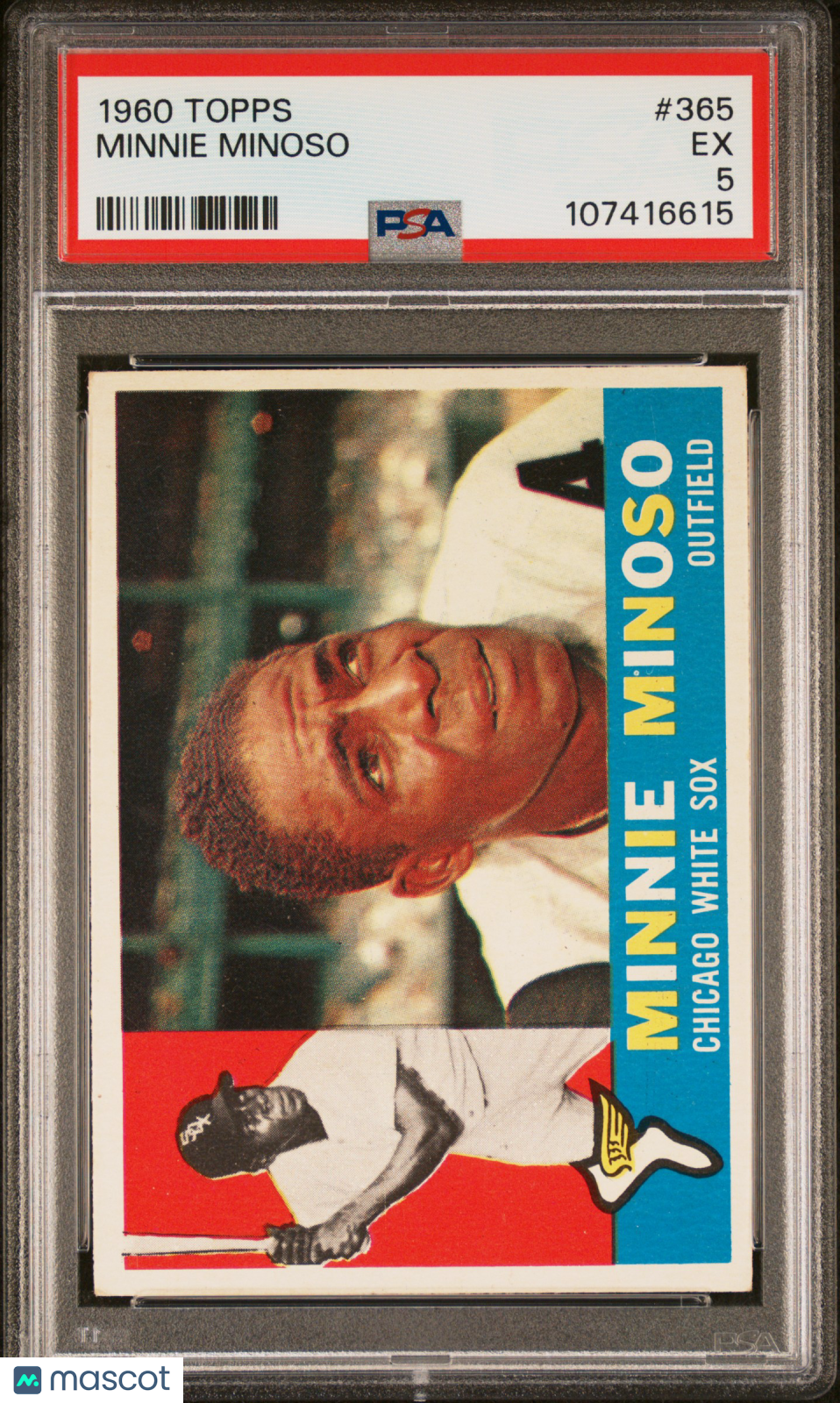 1960 Topps Minnie Minoso #365 PSA 5