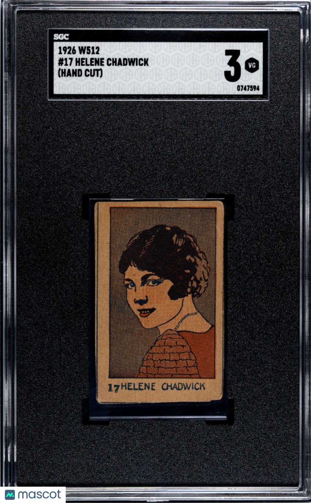 1926 W512 Helene Chadwick #17 SGC 3