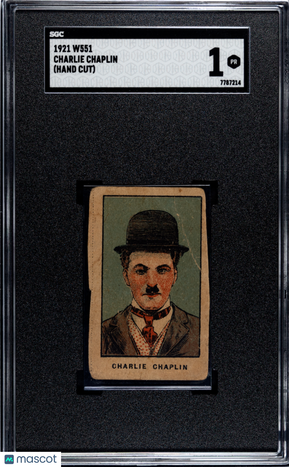 1921 W551 Charlie Chaplin SGC 1