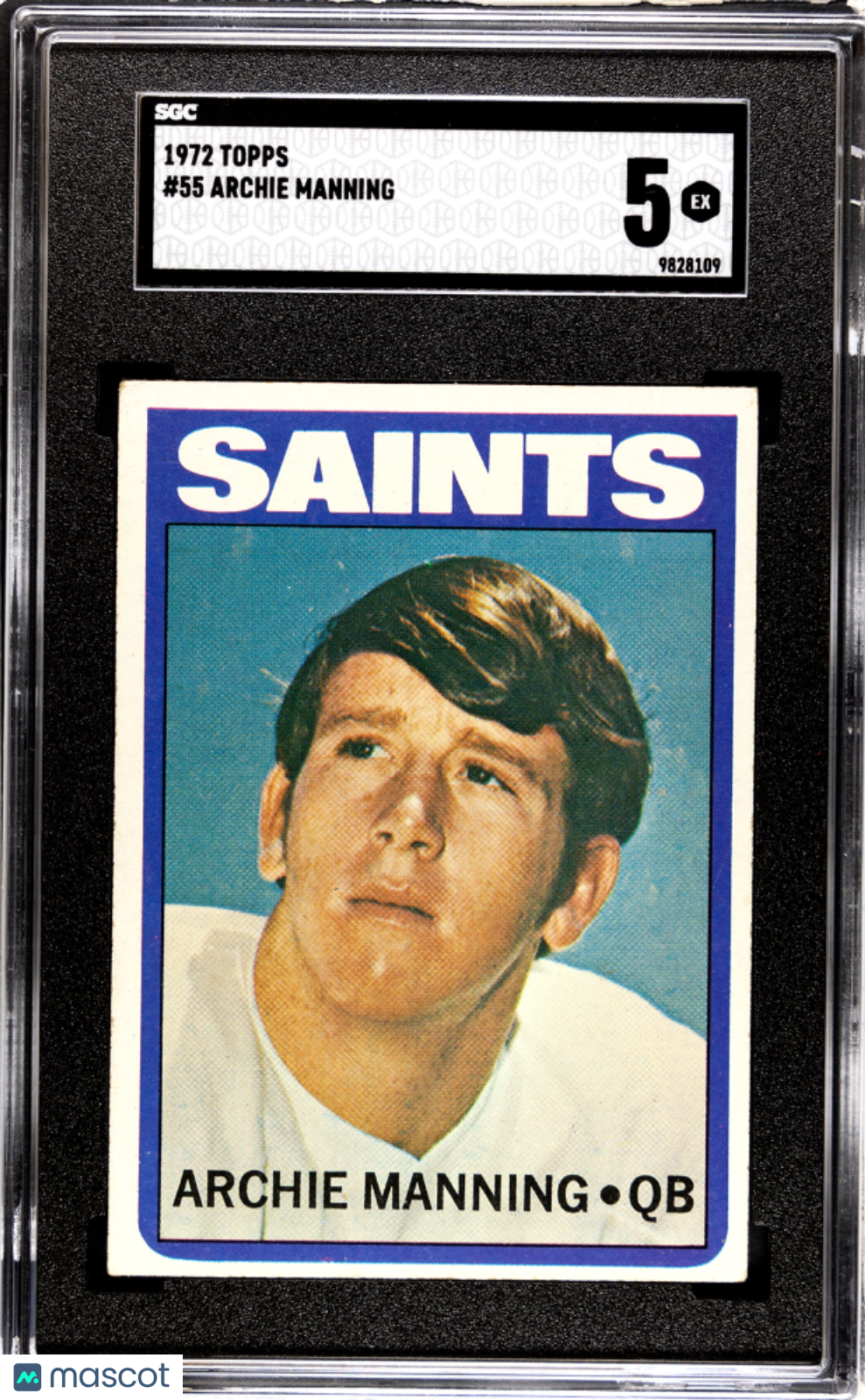 1972 Topps Archie Manning #55 SGC 5