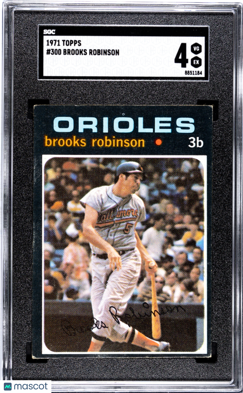 1971 Topps Brooks Robinson #300 SGC 4