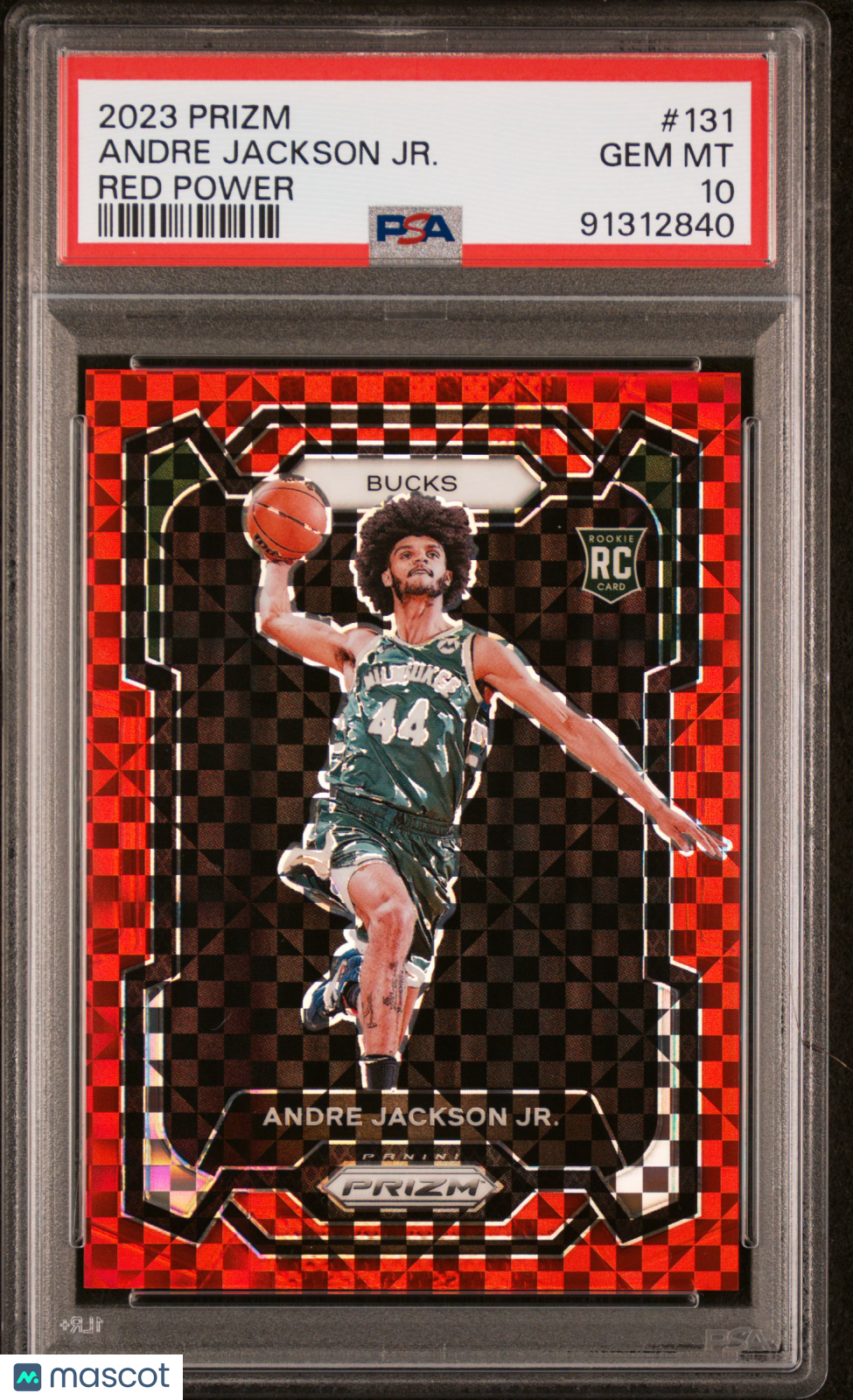 2023 Panini Prizm Andre Jackson JR. #131 Red Power PSA 10