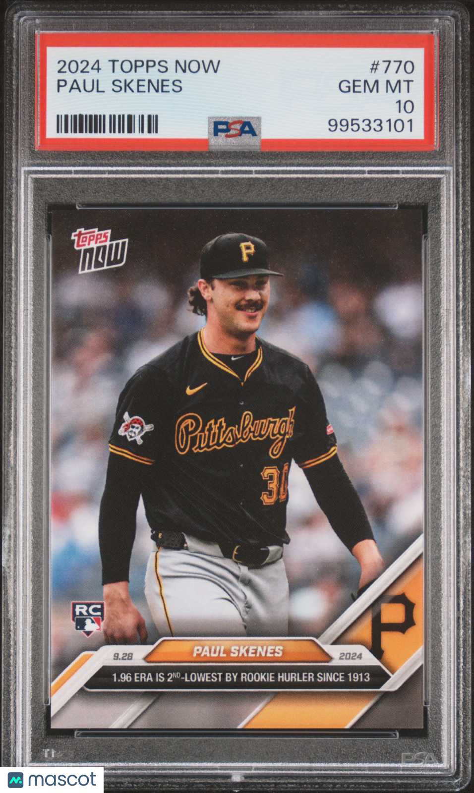 2024 Topps Now Paul Skenes #770 PSA 10