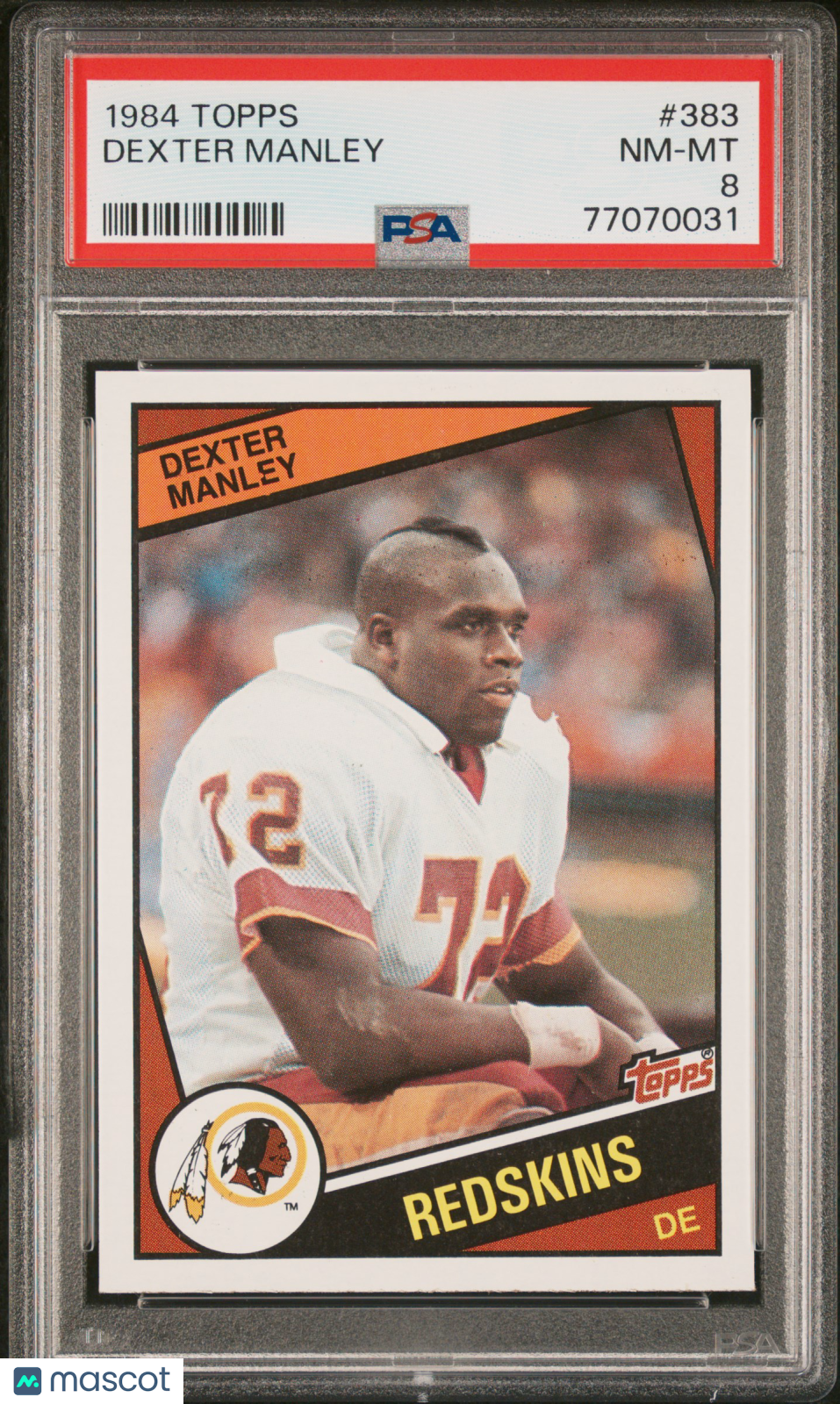 1984 Topps Dexter Manley #383 PSA 8