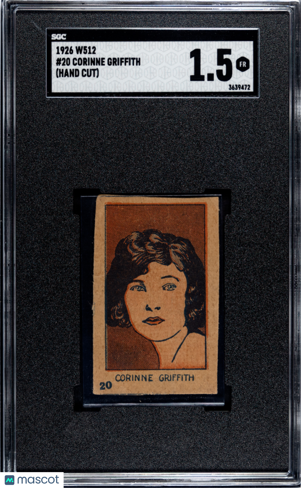 1926 W512 Corinne Griffith #20 SGC 1.5