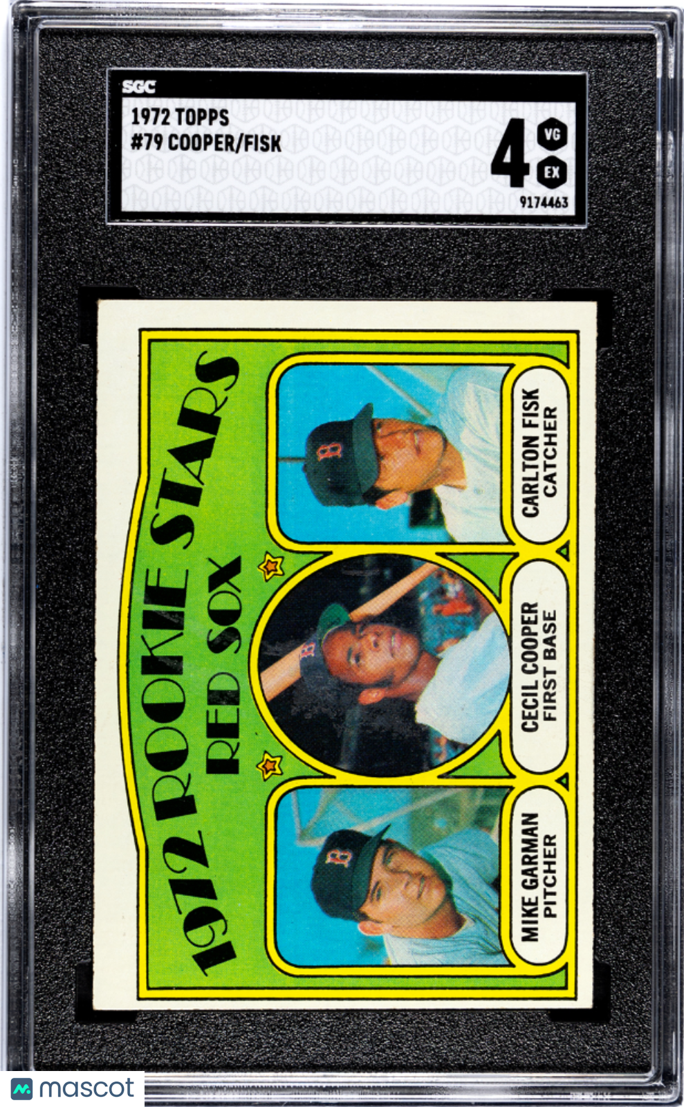 1972 Topps Fisk Cooper #79 SGC 4