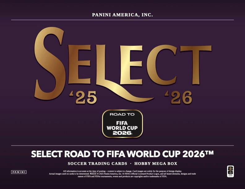 2025 Panini Select Road to the World Cup Hobby Mega