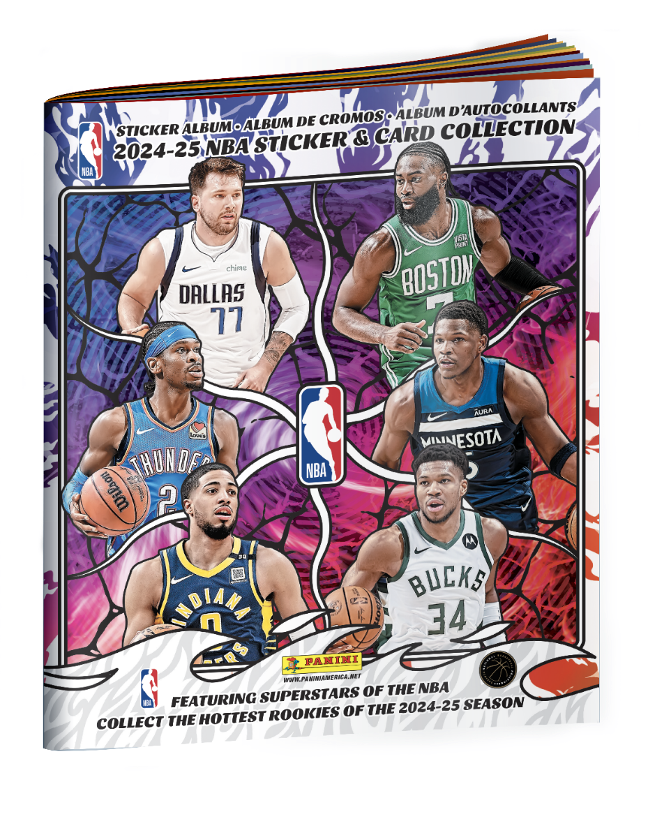 2024-25 Panini NBA Basketball Sticker and Card Collection (12 Albums Per Display)