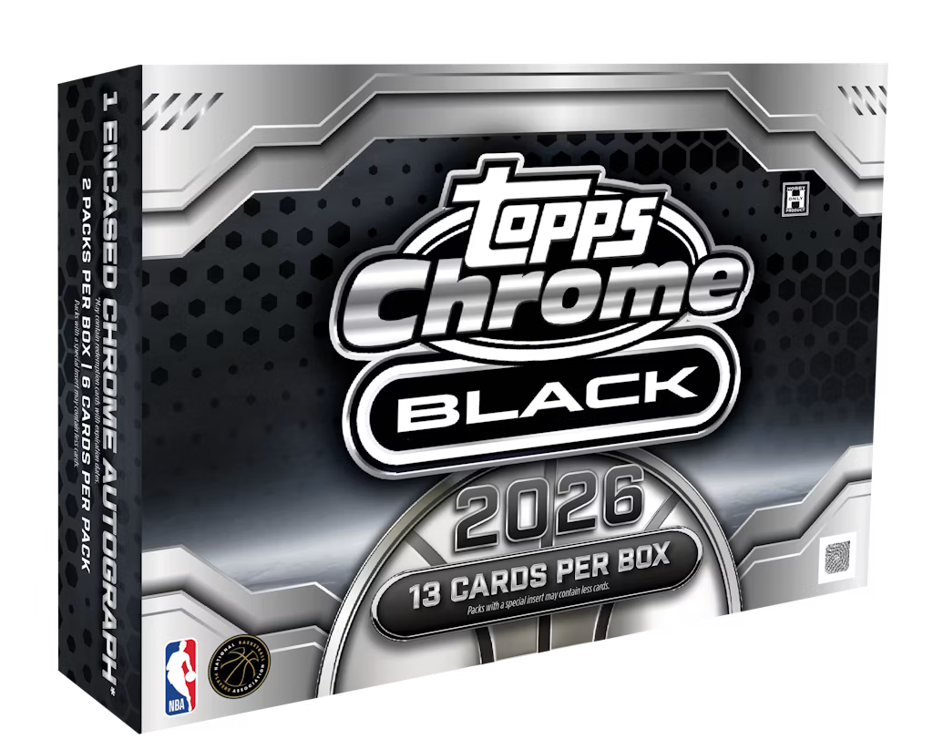 2025-26 Topps Chrome Black Basketball Hobby Box