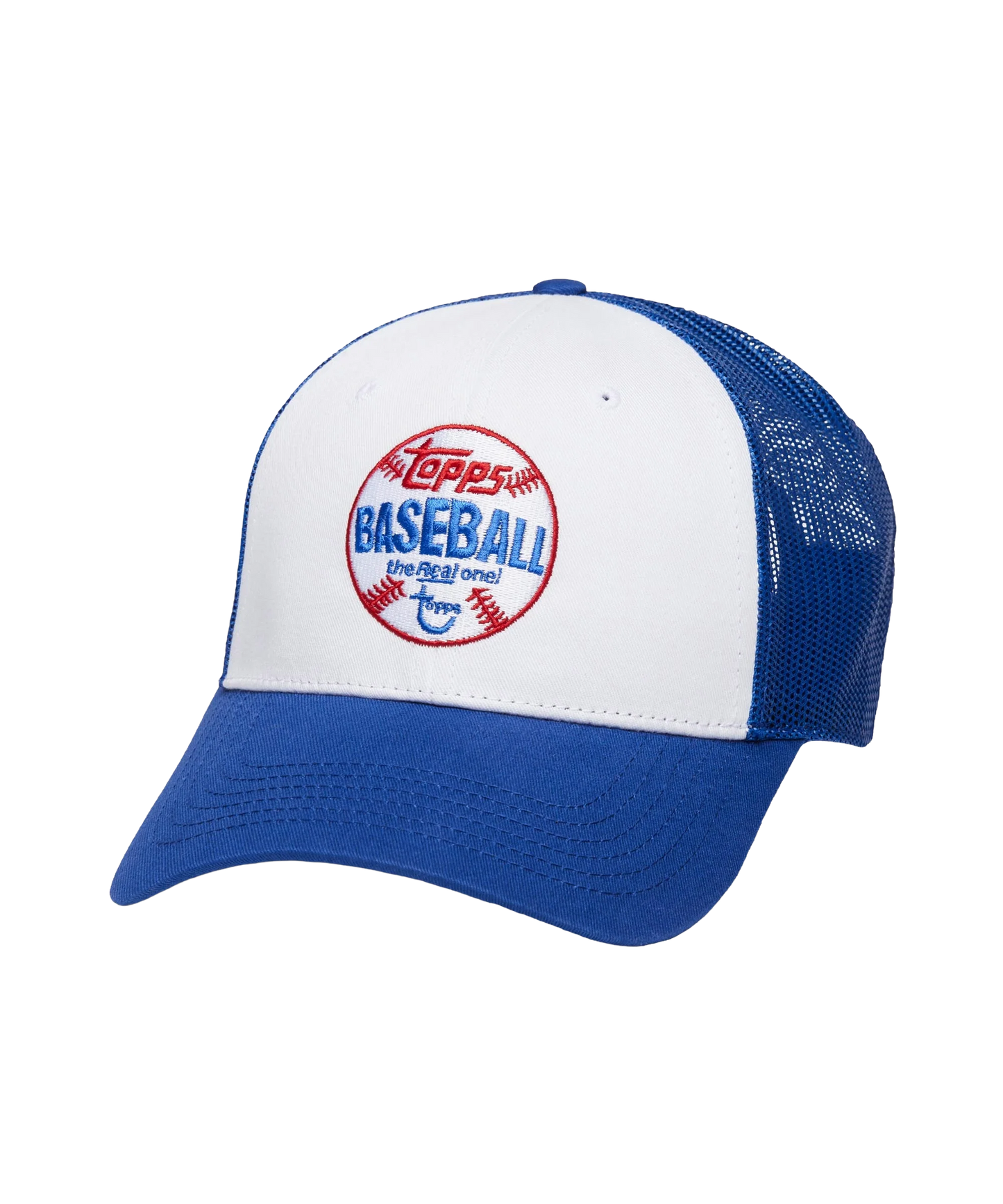 Topps Baseball The Real One Blue Mesh Trucker Hat