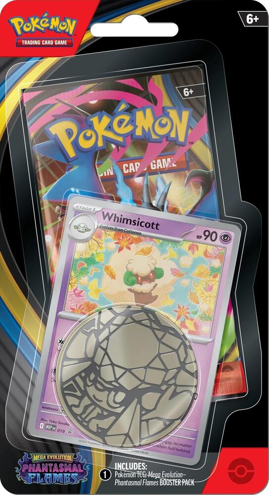 Pokemon Phantasmal Flames Single Pack Blister Whimsicott / Cottonee