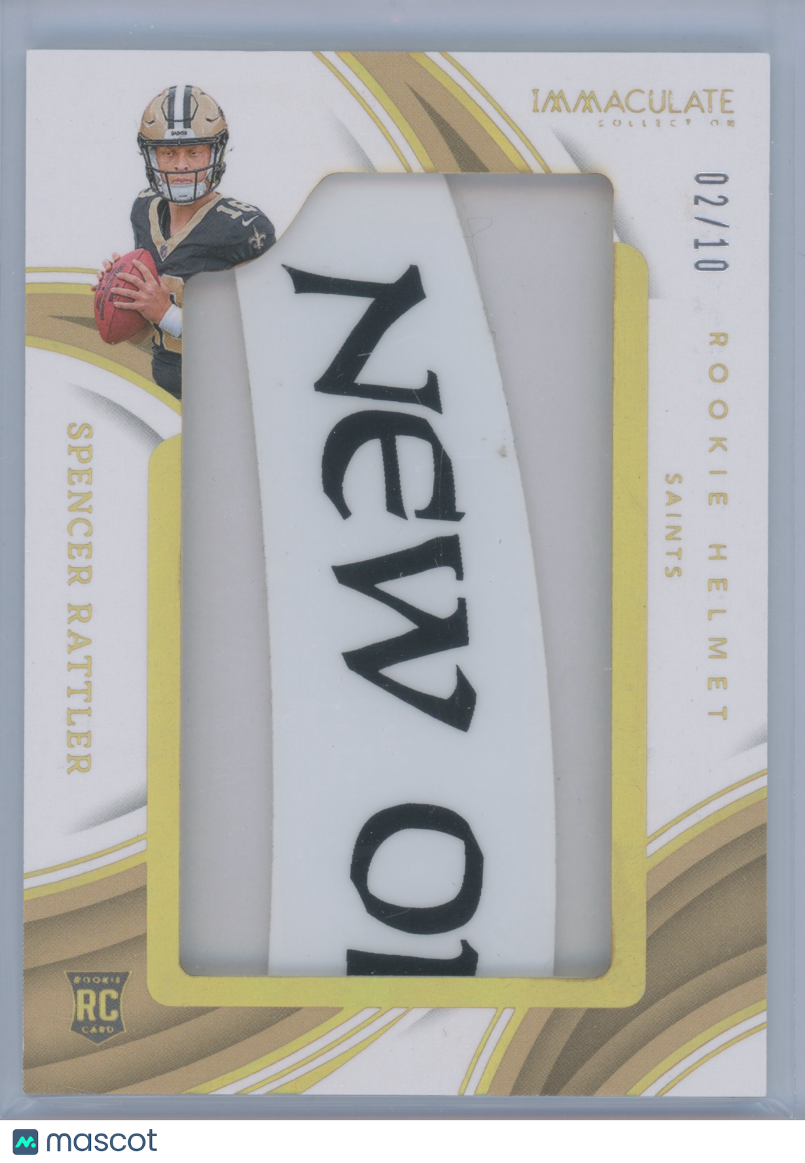 2024 Panini Immaculate Collection Spencer Rattler #RHL-SRR RC 02/10 Memorabilia