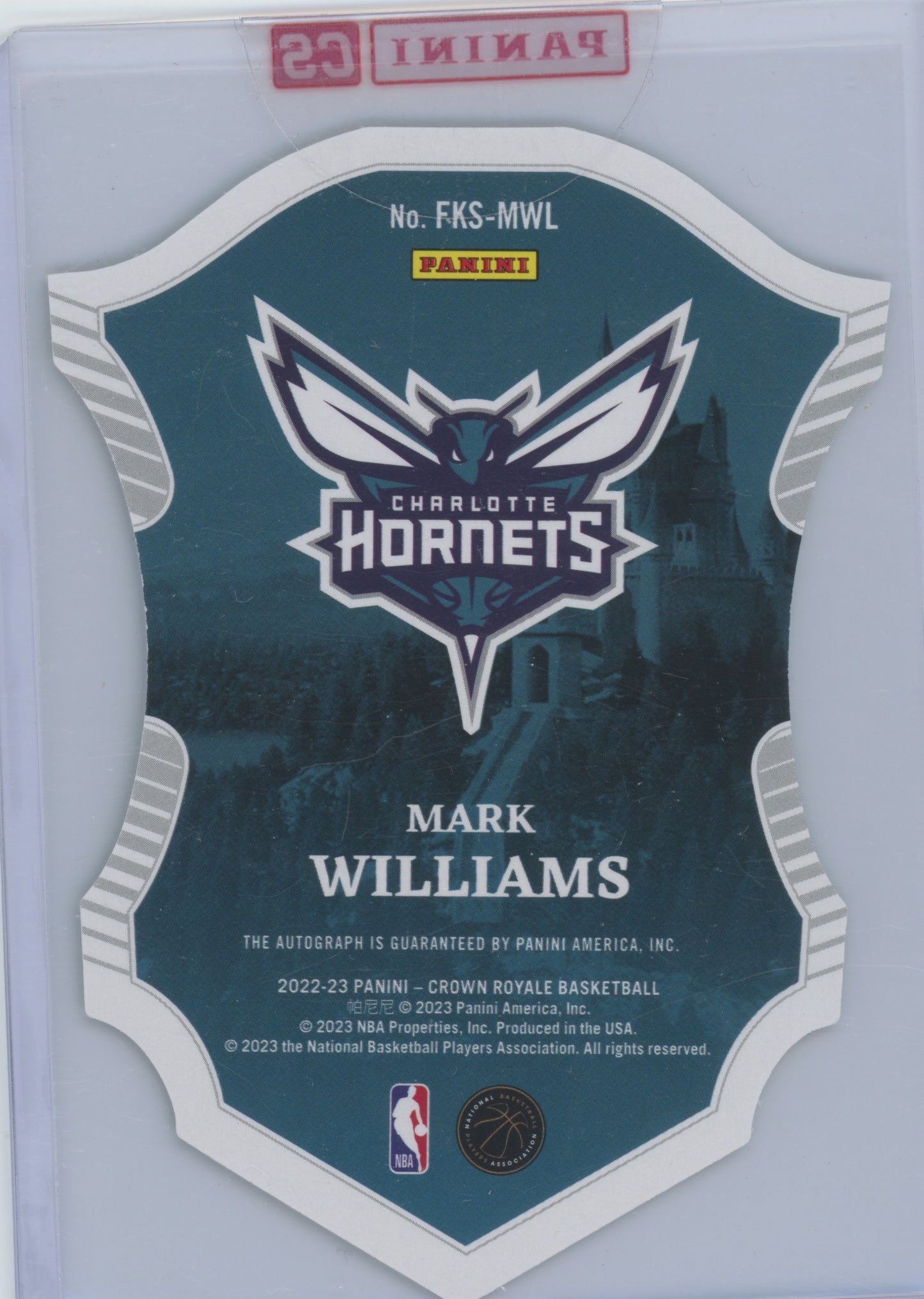 2022 Panini Crown Royale Future Kings Mark Williams #FKS-MWL 12/17
