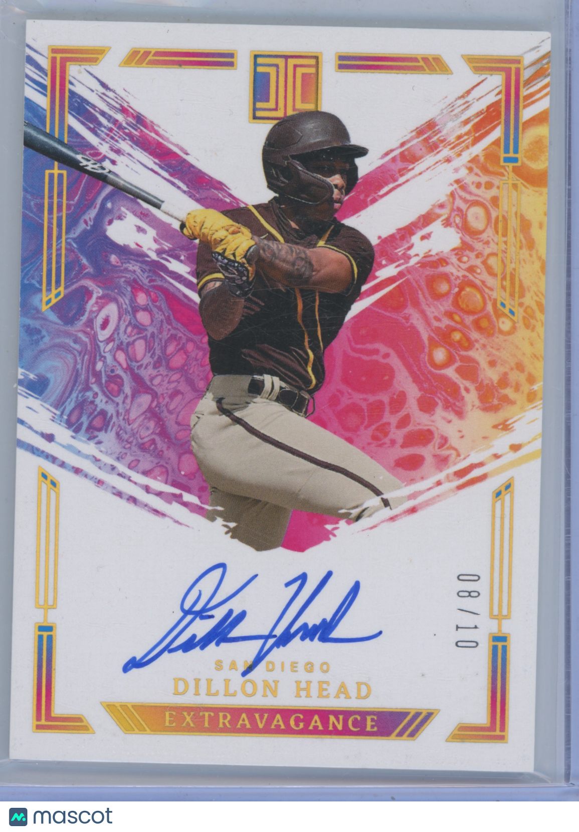 2024 Panini Impeccable Extravagance Dillon Head #EA-DH 08/10 Autograph