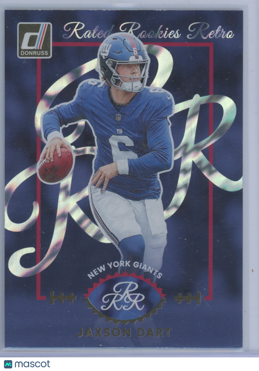 2025 Panini Donruss Rated Rookies Retro Jaxson Dart #1