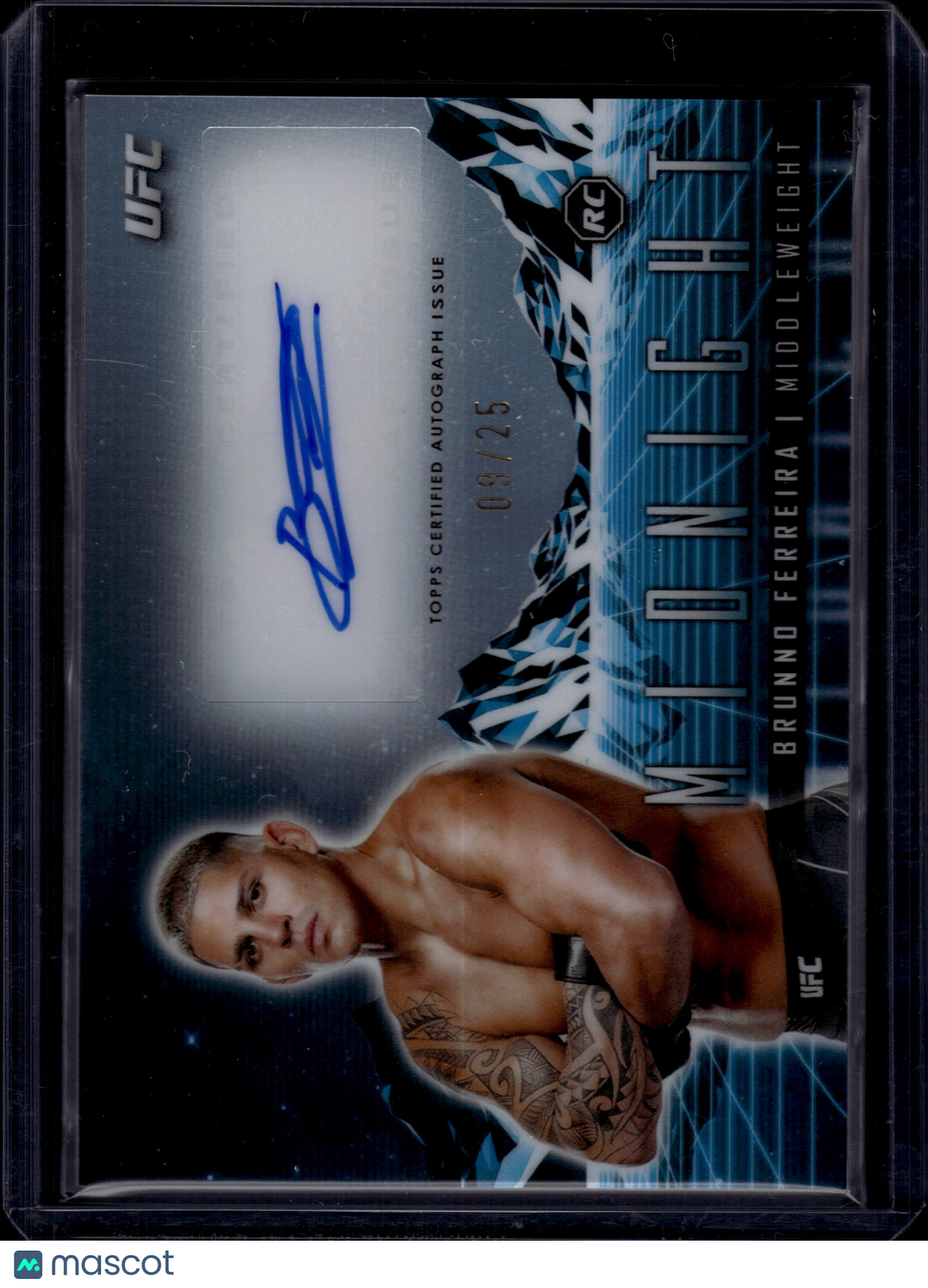 2024 Topps Midnight UFC Brunno Ferreira #HS-BFA RC 09/25