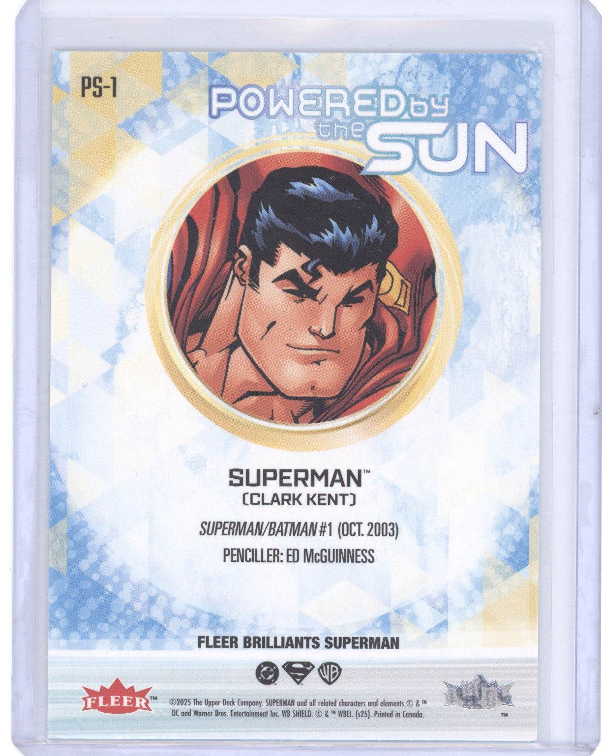 2025 Fleer Brilliants Superman #PS-1
