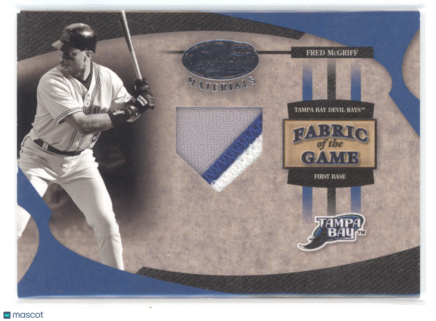 2005 Donruss Fabric of the Game Fred McGriff #FG-45 25/25 Game-worn Jersey
