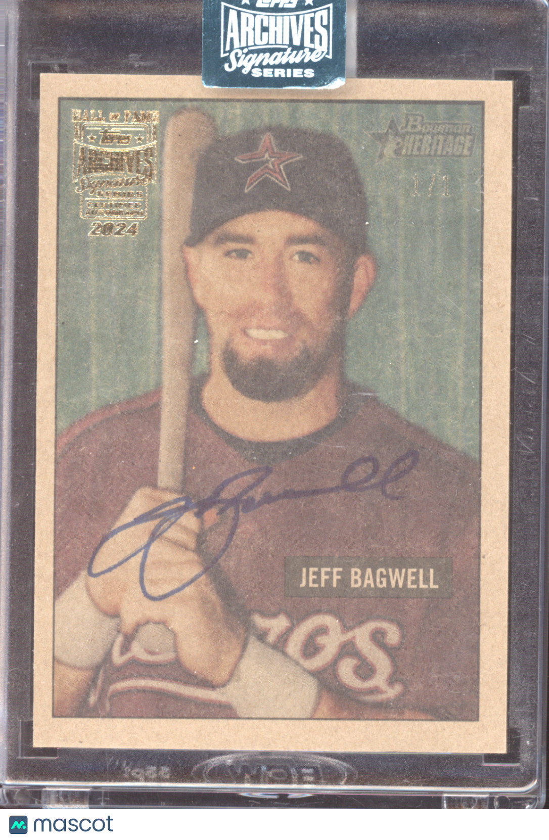 2005 Bowman Heritage Jeff Bagwell #172 1/1