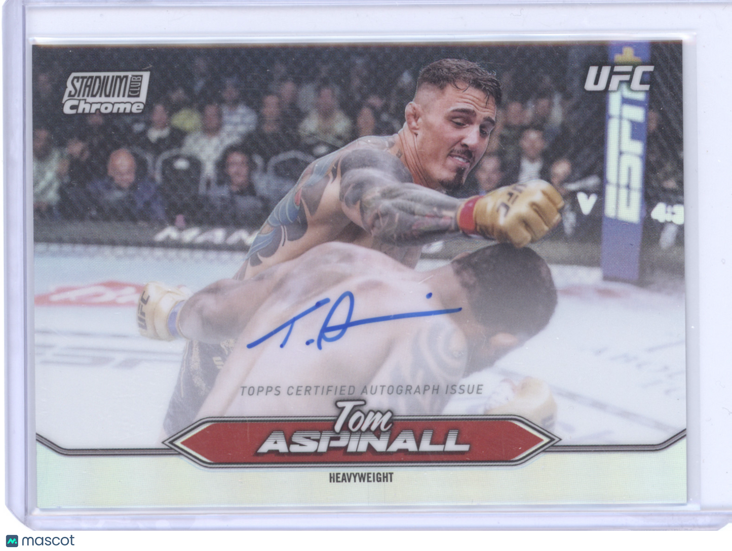 2025 Topps Stadium Club Chrome UFC Tom Aspinall #CAS-TAL Autograph