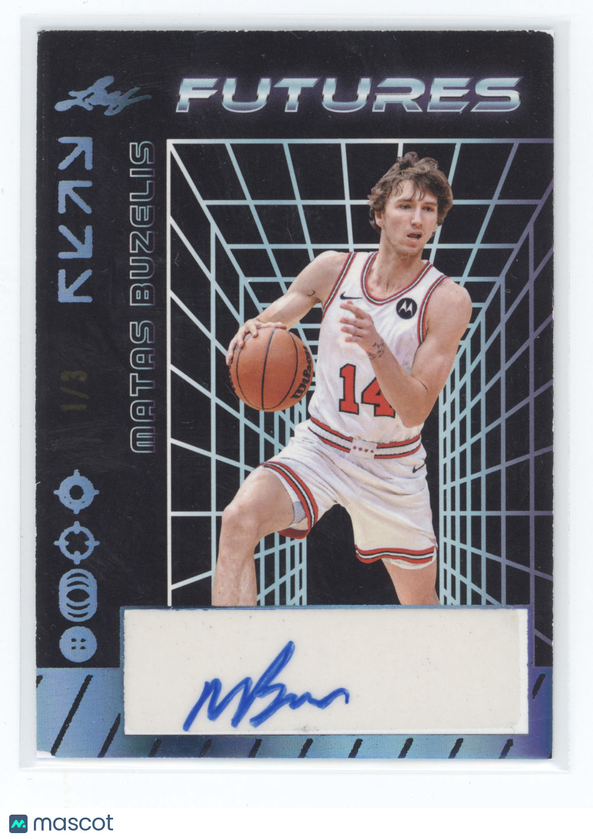 2024 Leaf Futures Matas Buzelis #A-MB4 Autograph 1/3