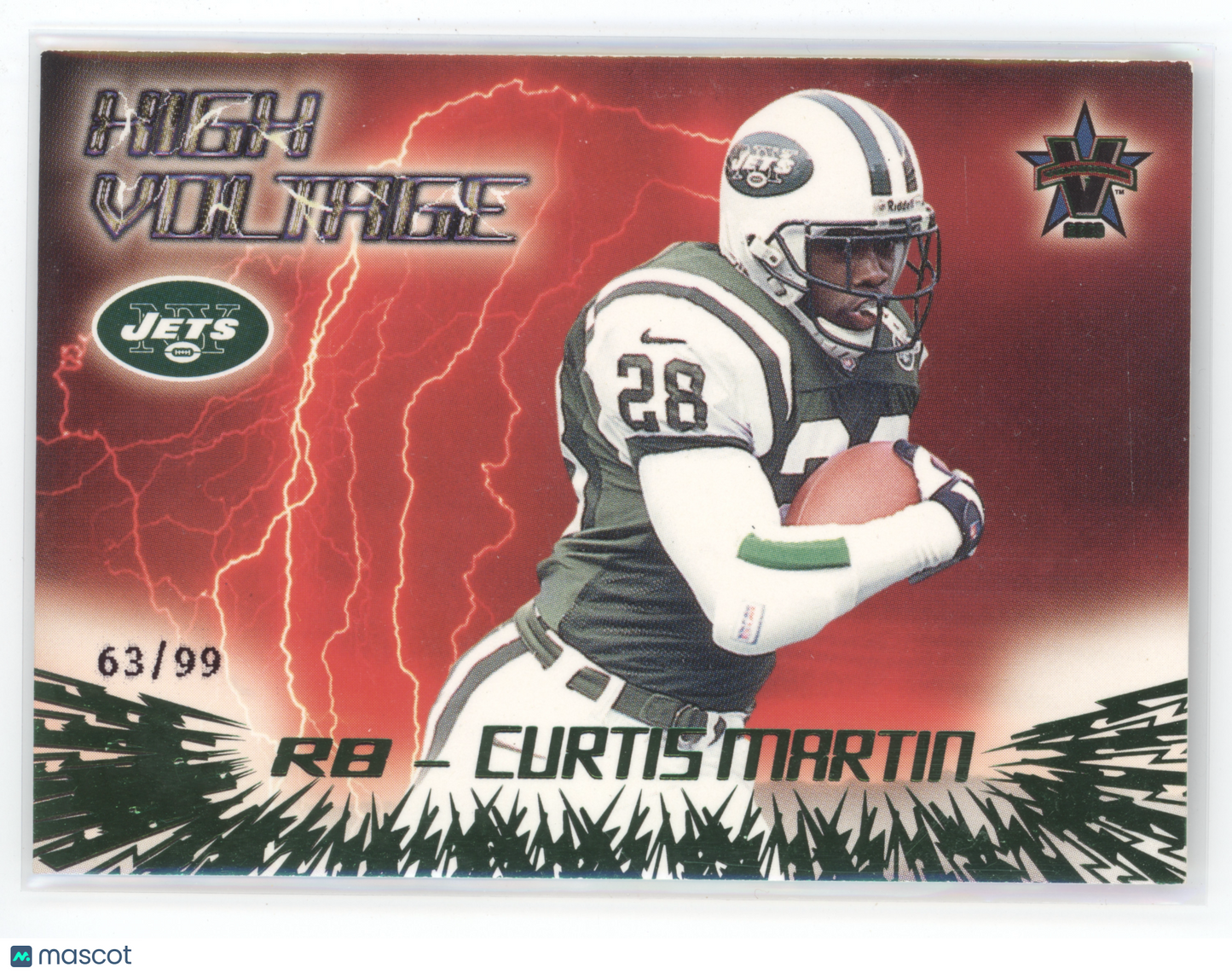 2000 Pacific Vanguard High Voltage Curtis Martin #23 63/99