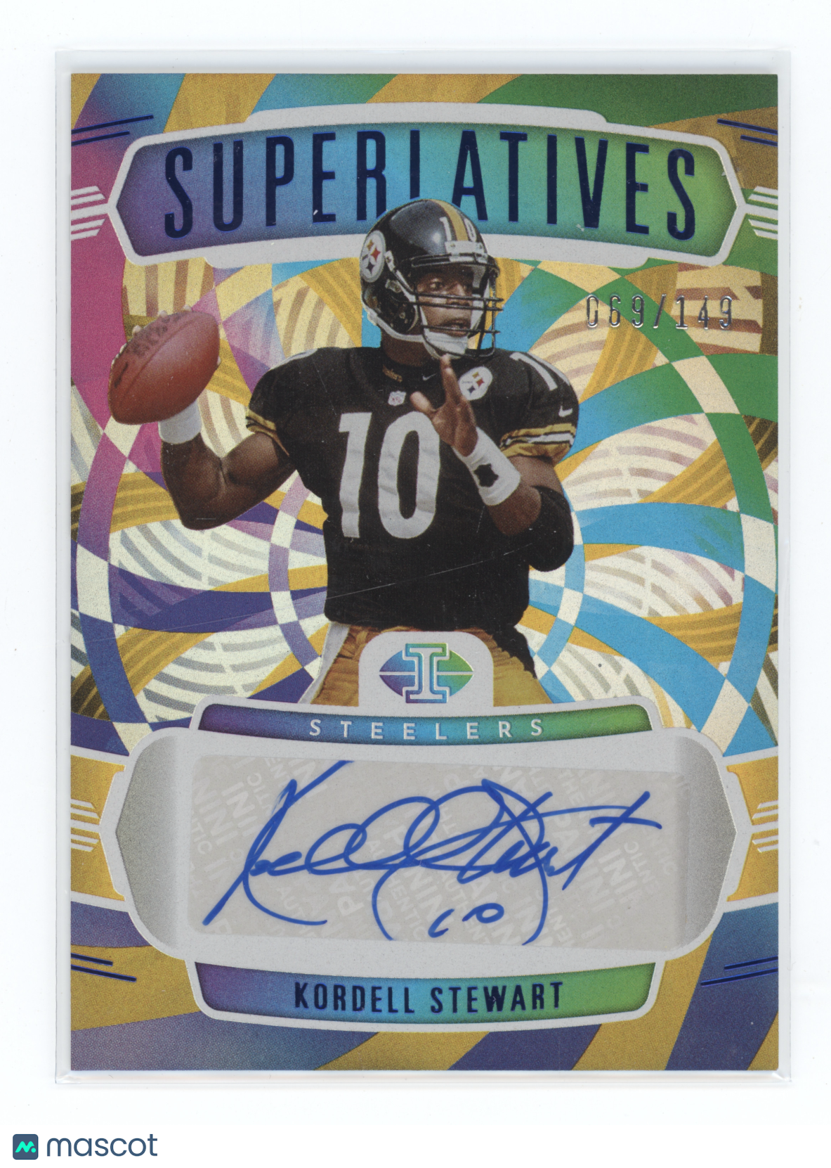 2022 Panini Illusions Kordell Stewart #SS-KS Superlatives Signature 069/149