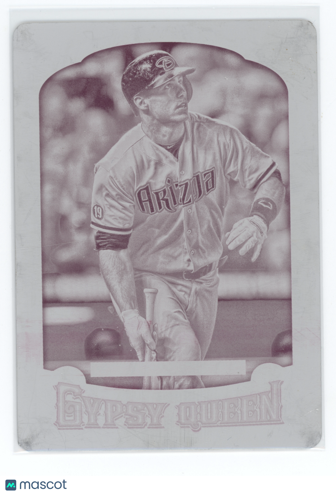 2014 Topps Gypsy Queen Paul Goldschmidt #311 Magenta Printing Plate 1 of 1