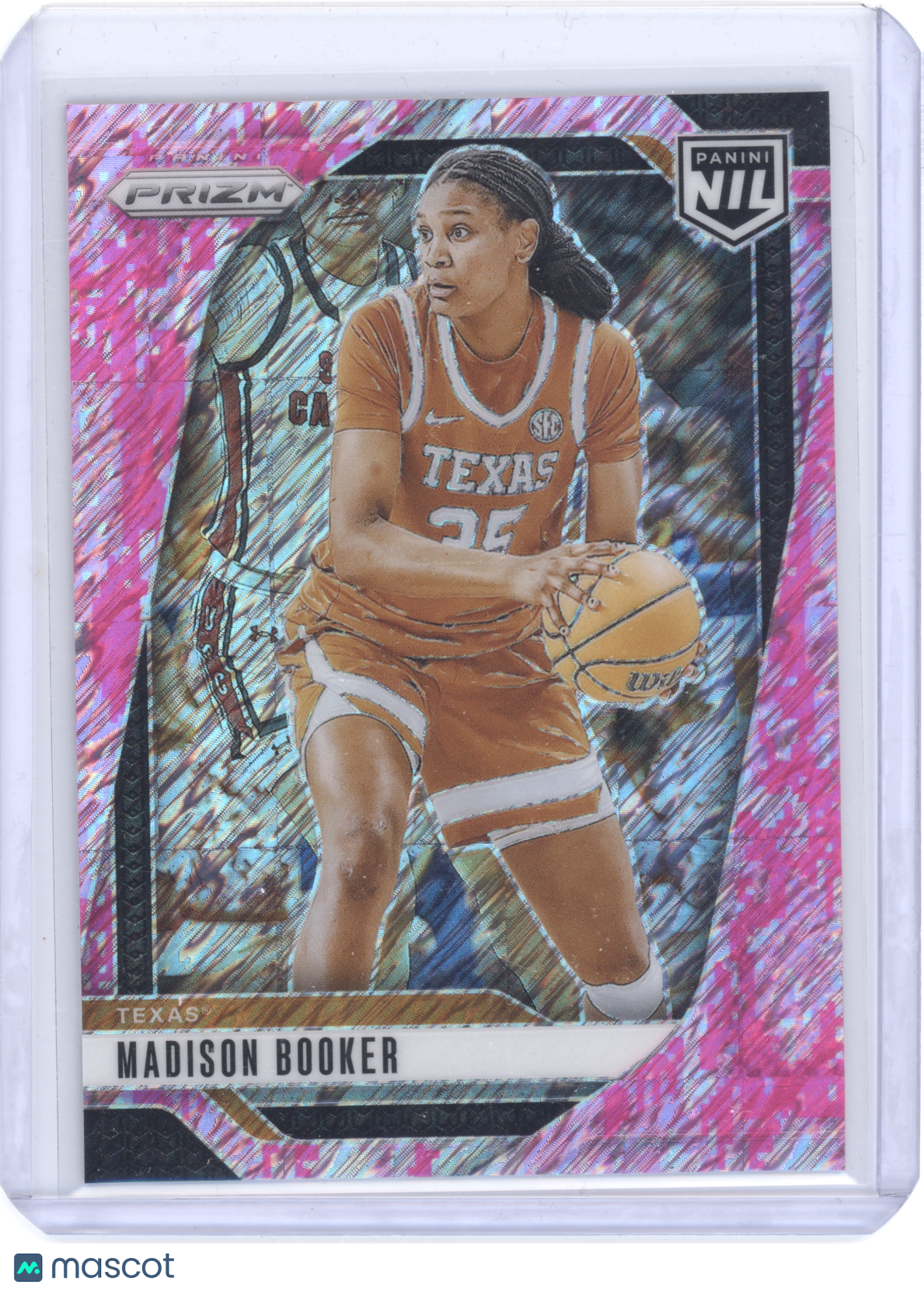 2025 Panini Prizm Texas Madison Booker #10 Pink NIL