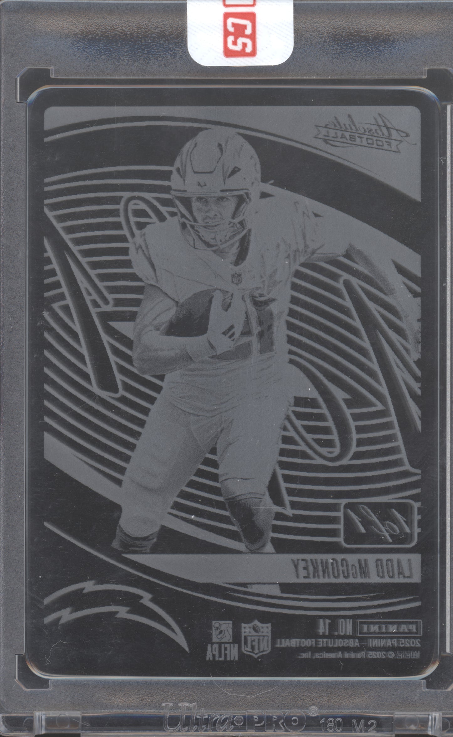2025 Panini Absolute Glass Ladd McConkey #14 1 of 1