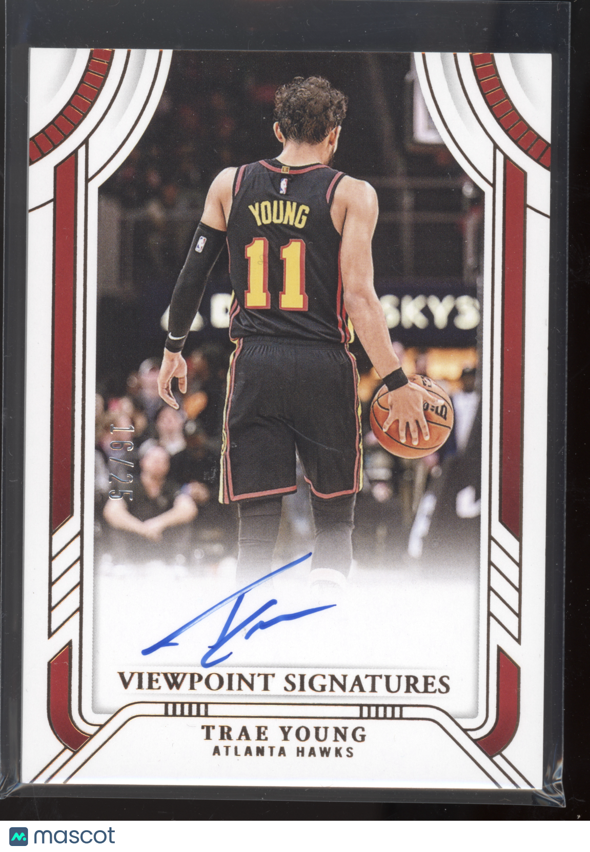 2024 Panini National Treasures Viewpoint Sigs Trae Young #VP-TRA Bronze 16/25