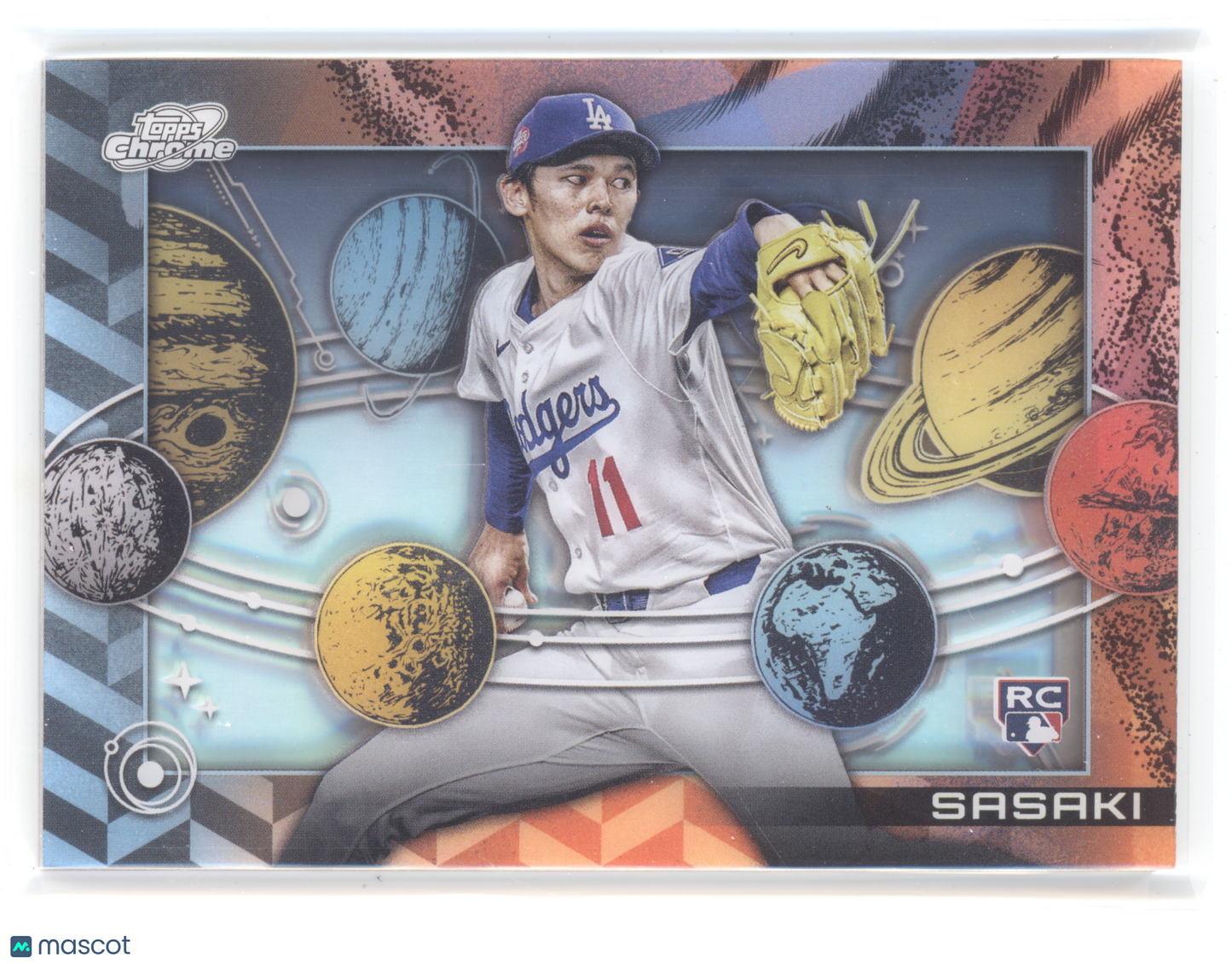 2025 Topps Chrome Planetary Pursuit Roki Sasaki #P-15 RC