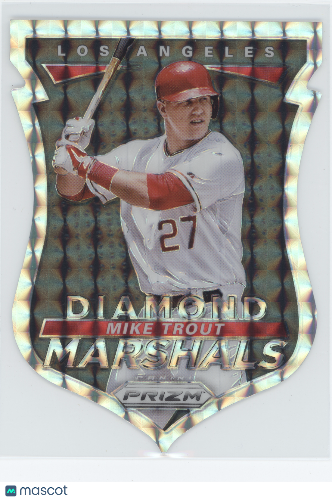 2015 Panini Prizm Baseball Diamond Marshals Mike Trout #1 1 of 1