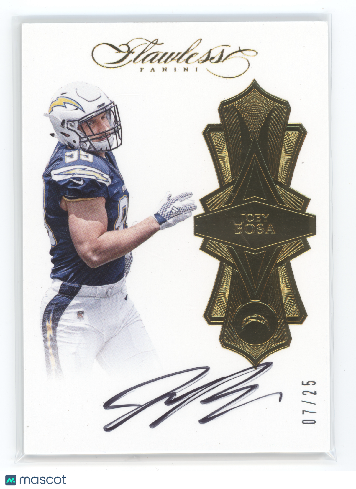 2016 Panini Flawless Signatures Joey Bosa #RAJB 07/25