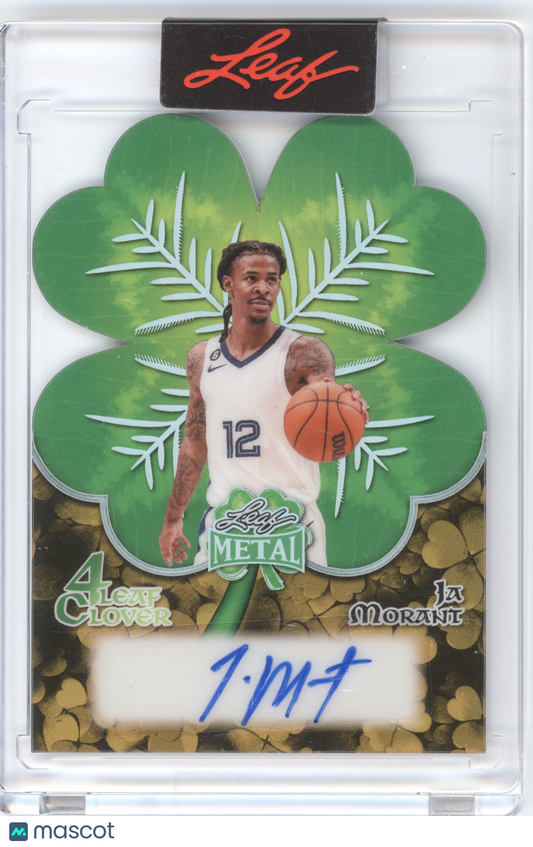 2026 Leaf Metal Ja Morant #4L-JM1 4 Leaf Clover Autograph 1/1