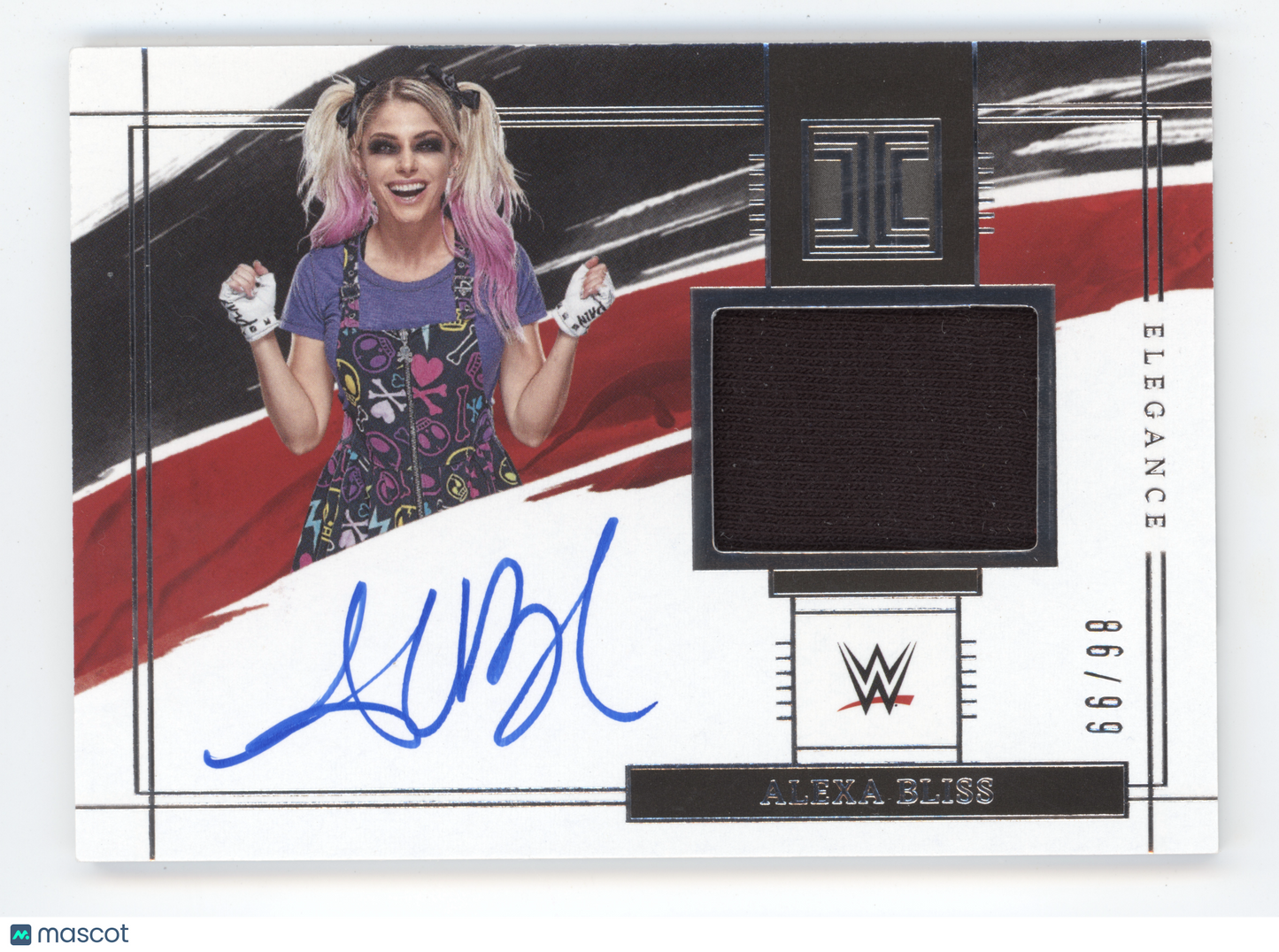 2022 Panini Impeccable Elegance Alexa Bliss #EM-ABS Patch Autograph 66/98