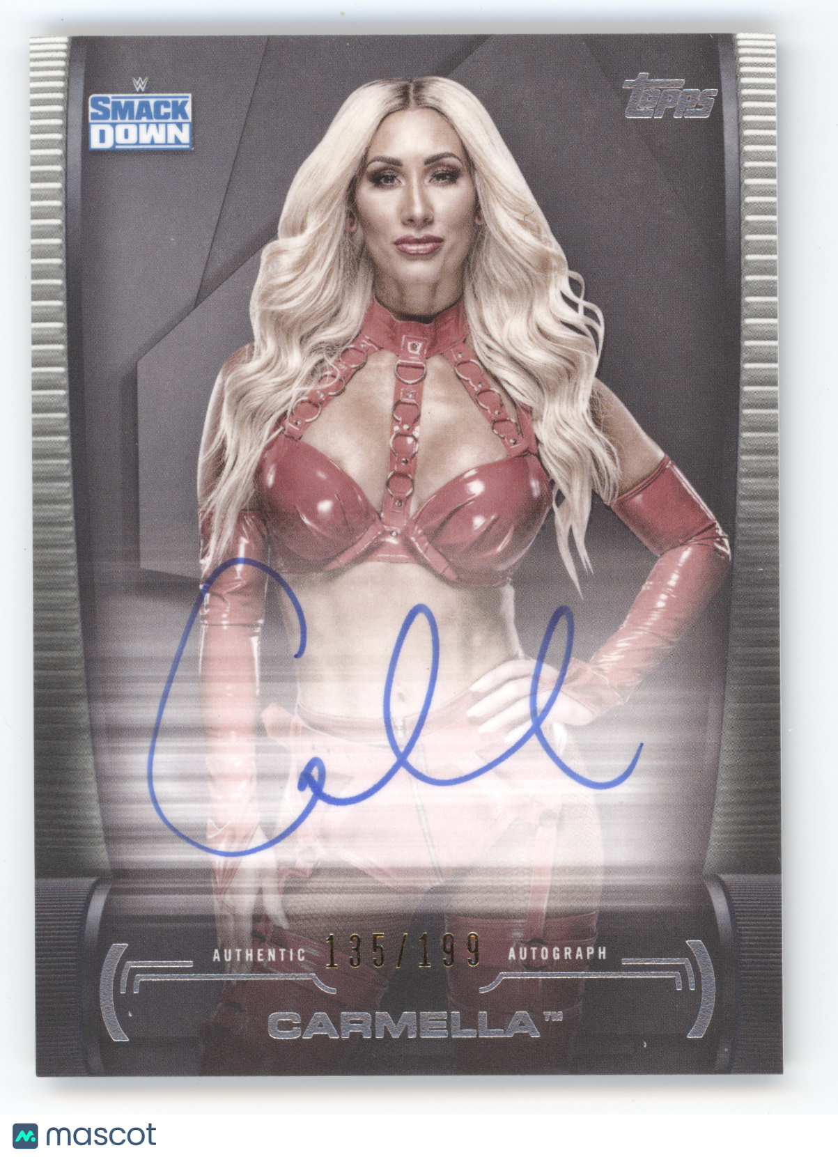 2021 Topps WWE Undisputed Carmella #A-C Superstar Autograph 135/199