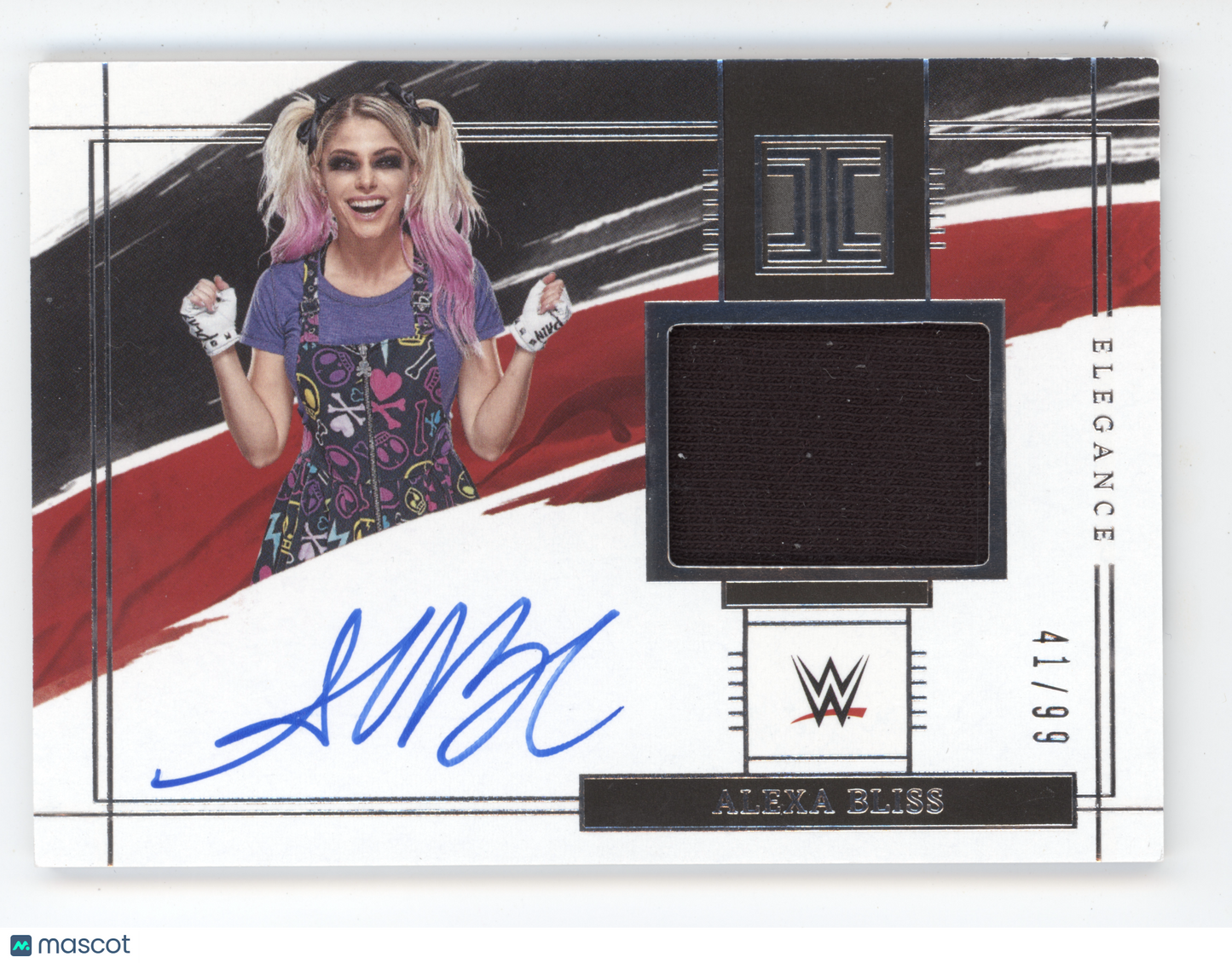 2022 Panini Impeccable Elegance Memorabilia Autographs Alexa Bliss #EM-ABS 41/99