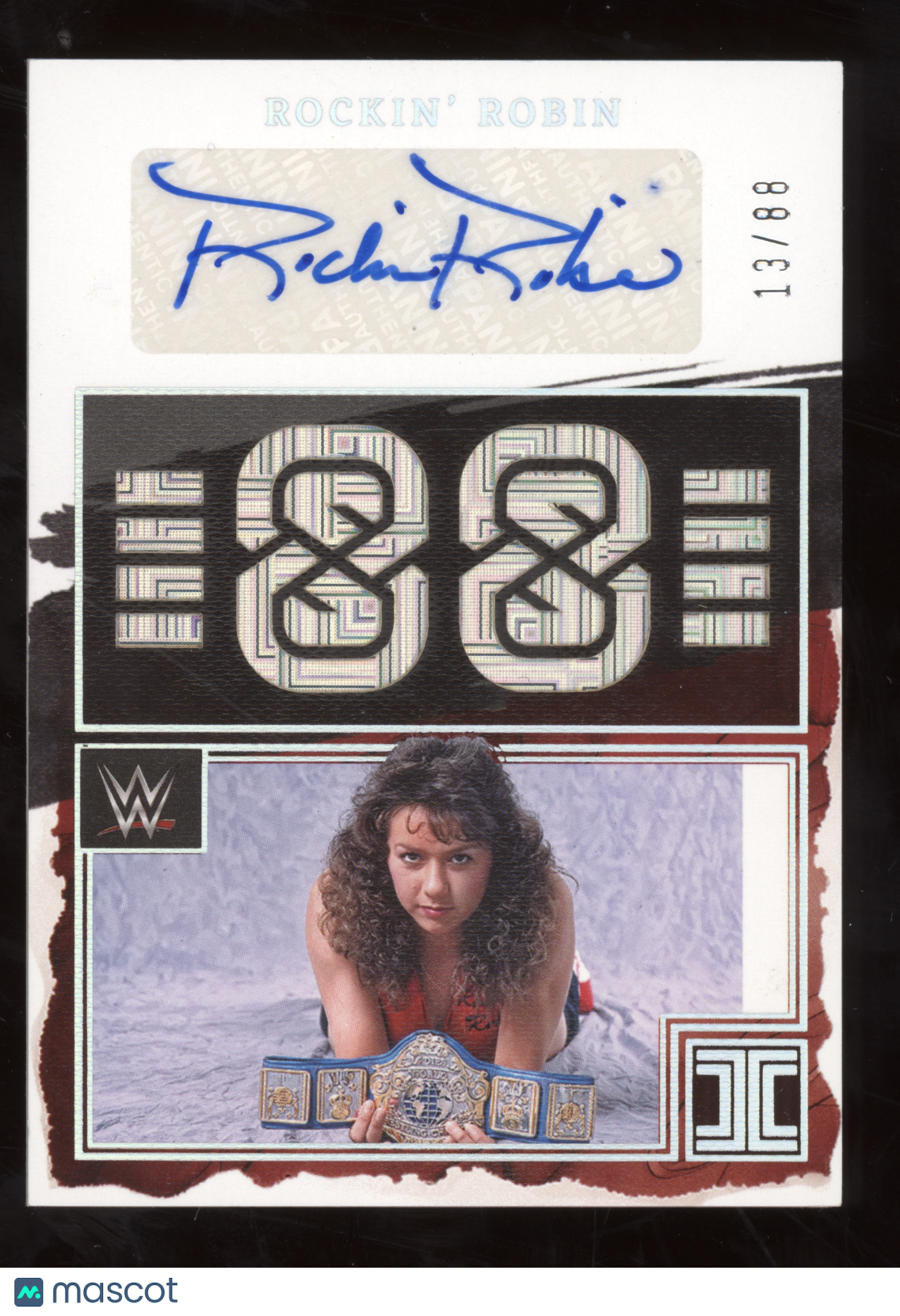 2023 Panini Impeccable WWE Championship Debuts Auto Rockin' Robin #CD-RRB 13/88