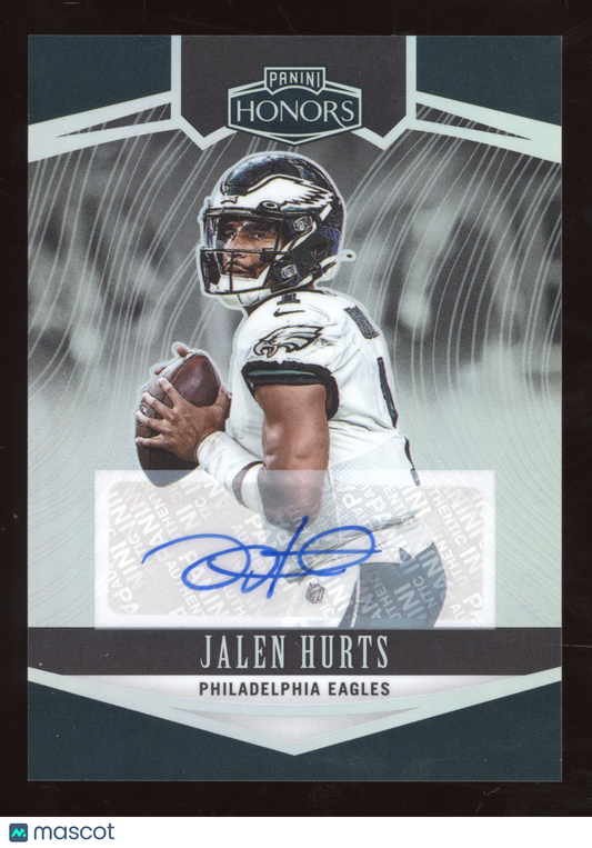 2022 Panini Honors Football Jalen Hurts #17 Signature Prizm 14/25