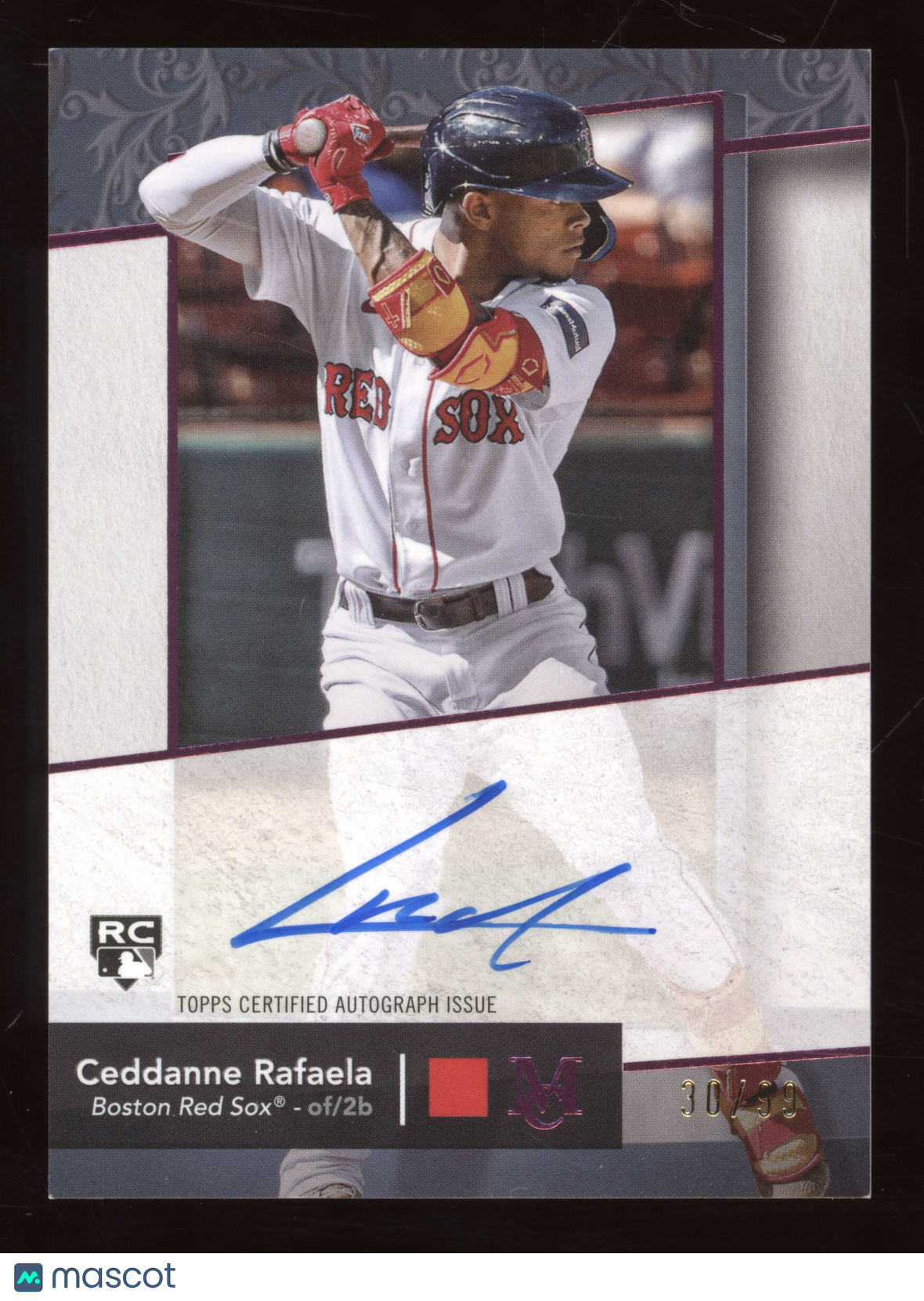 2024 Topps Museum Collection Archival Auto Ceddanne Rafaela #AA-CR Pink 30/99 RC