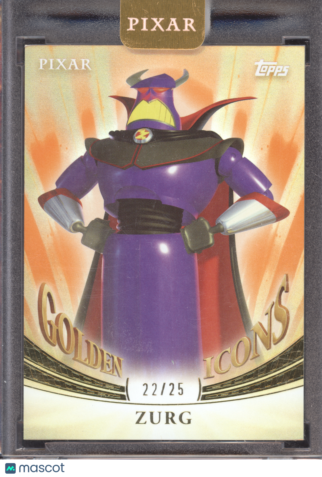 2025 Topps Disney Pixar Golden Icons Zurg 22/25 #GI-17