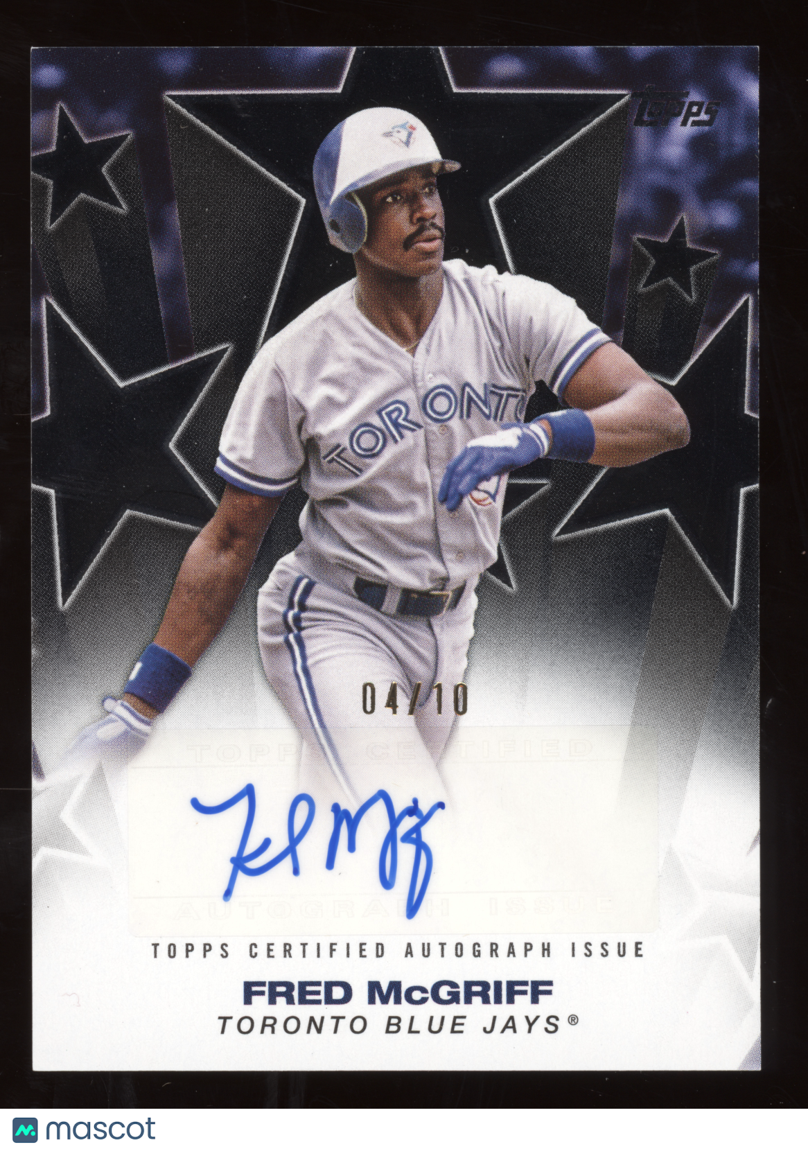 2025 Topps Baseball Stars Autograph Fred McGriff #BSA2-FM Black 04/10