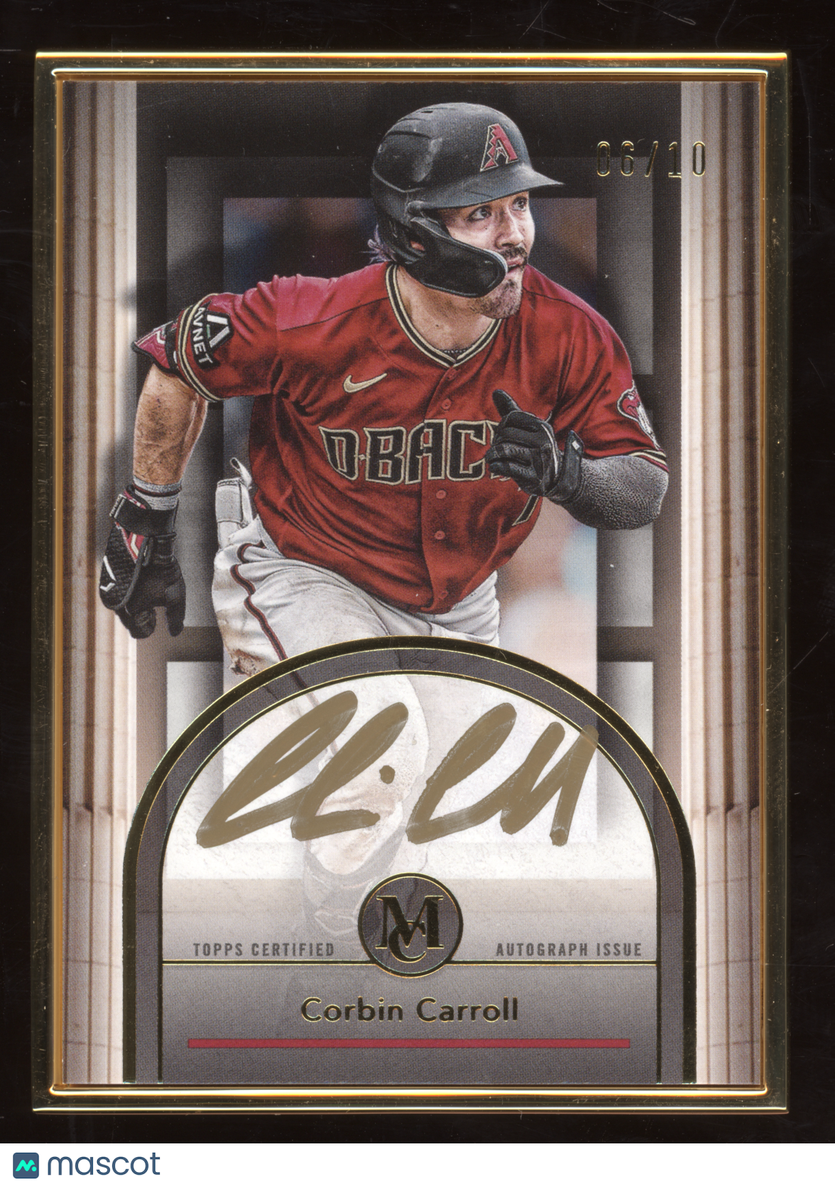 2024 Topps Museum Collection Corbin Carroll #FMA-CCA Framed Autographs 06/10