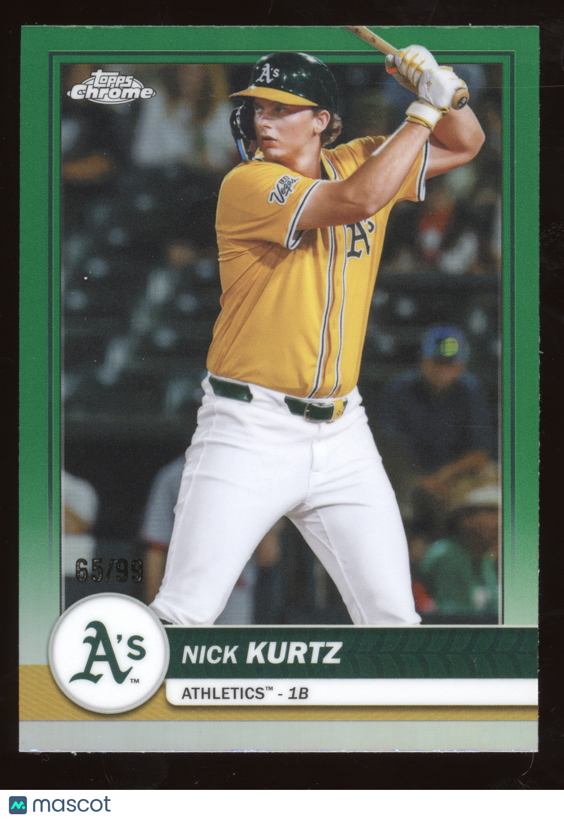 2026 Topps Chrome Baseball Nick Kurtz #83 Green 65/99