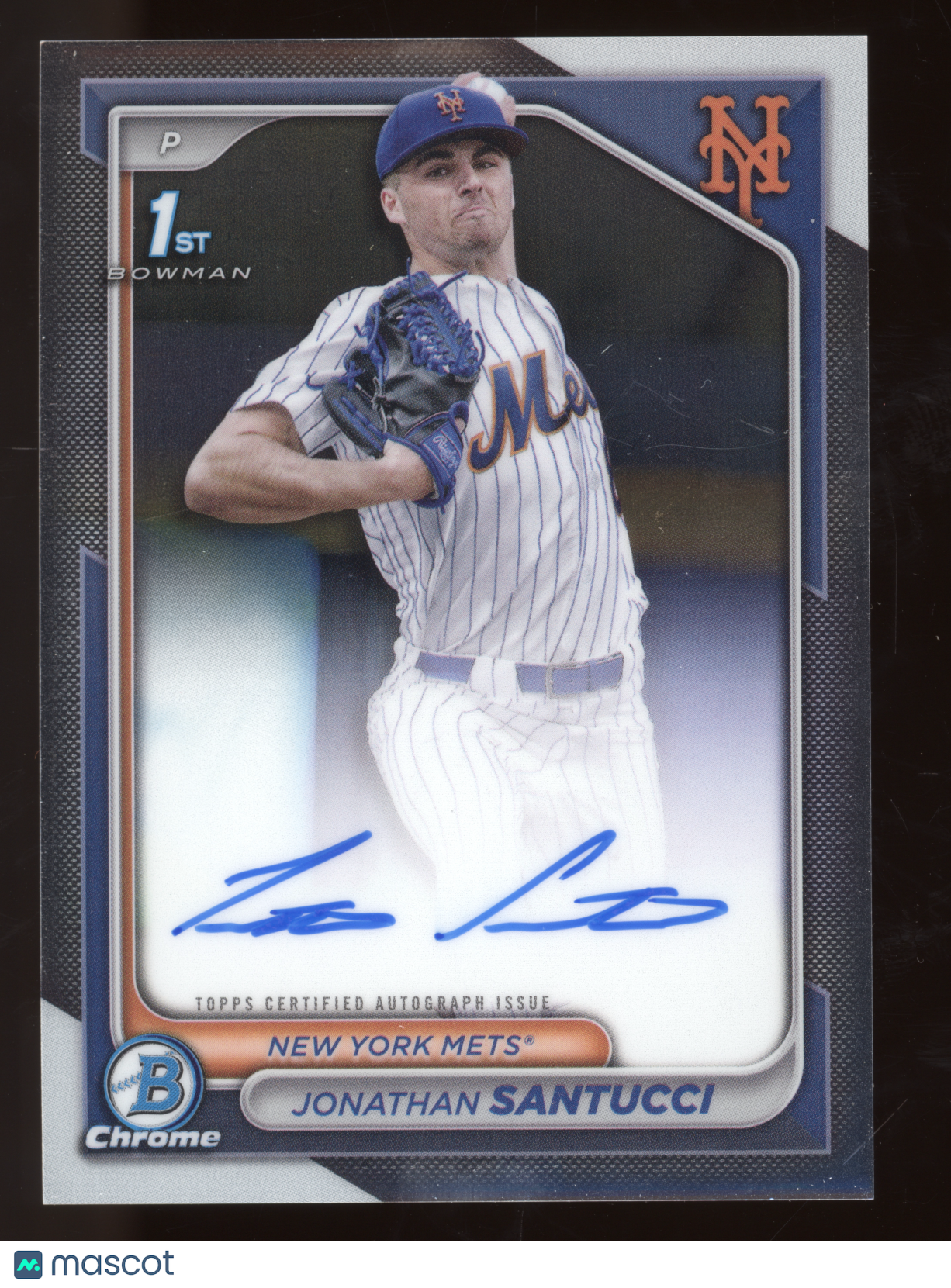 2024 Bowman Chrome Prospect Autograph Jonathan Santucci #CPA-JS