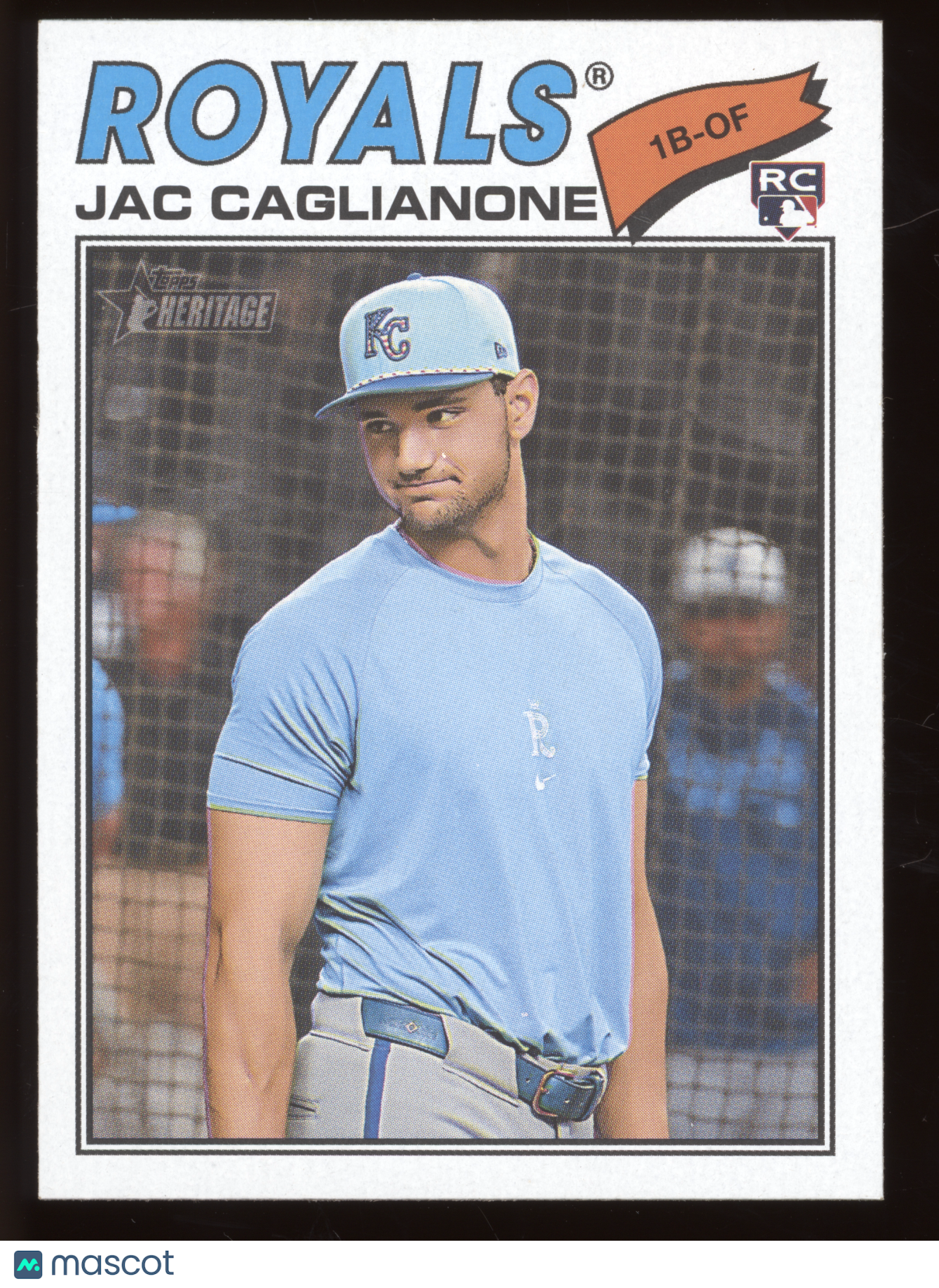 2026 Topps Heritage Jac Caglianone #136 Image Variation RC