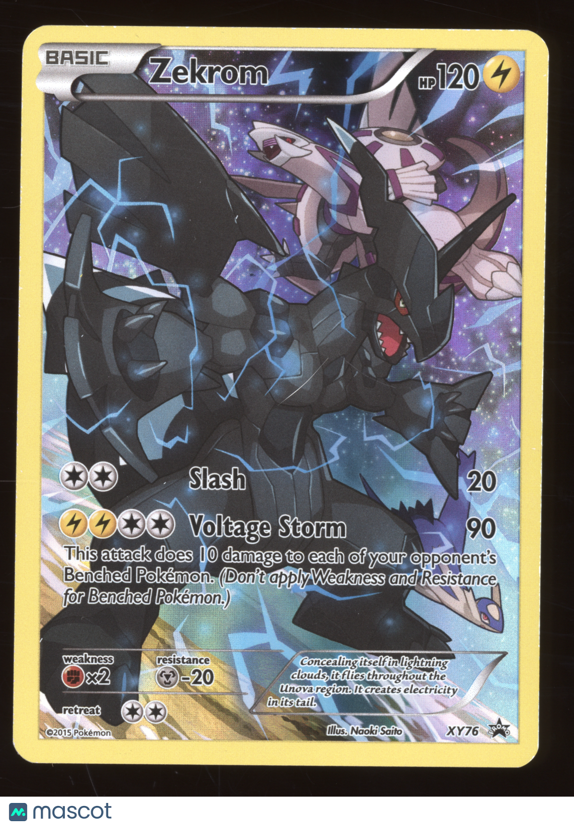 2015 Pokemon XY Black Star Promos Zekrom #XY76