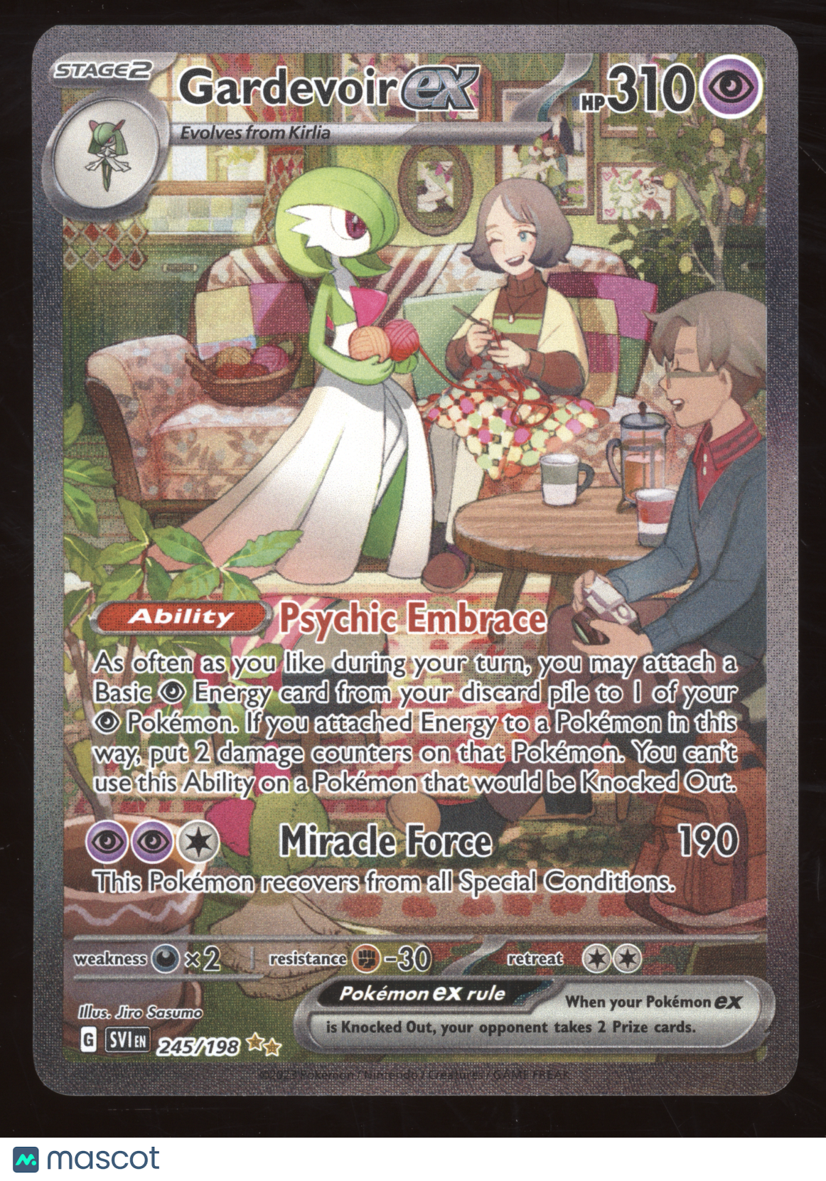 2023 Pokemon Scarlet & Violet Gardevoir ex Secret Rare #245/198